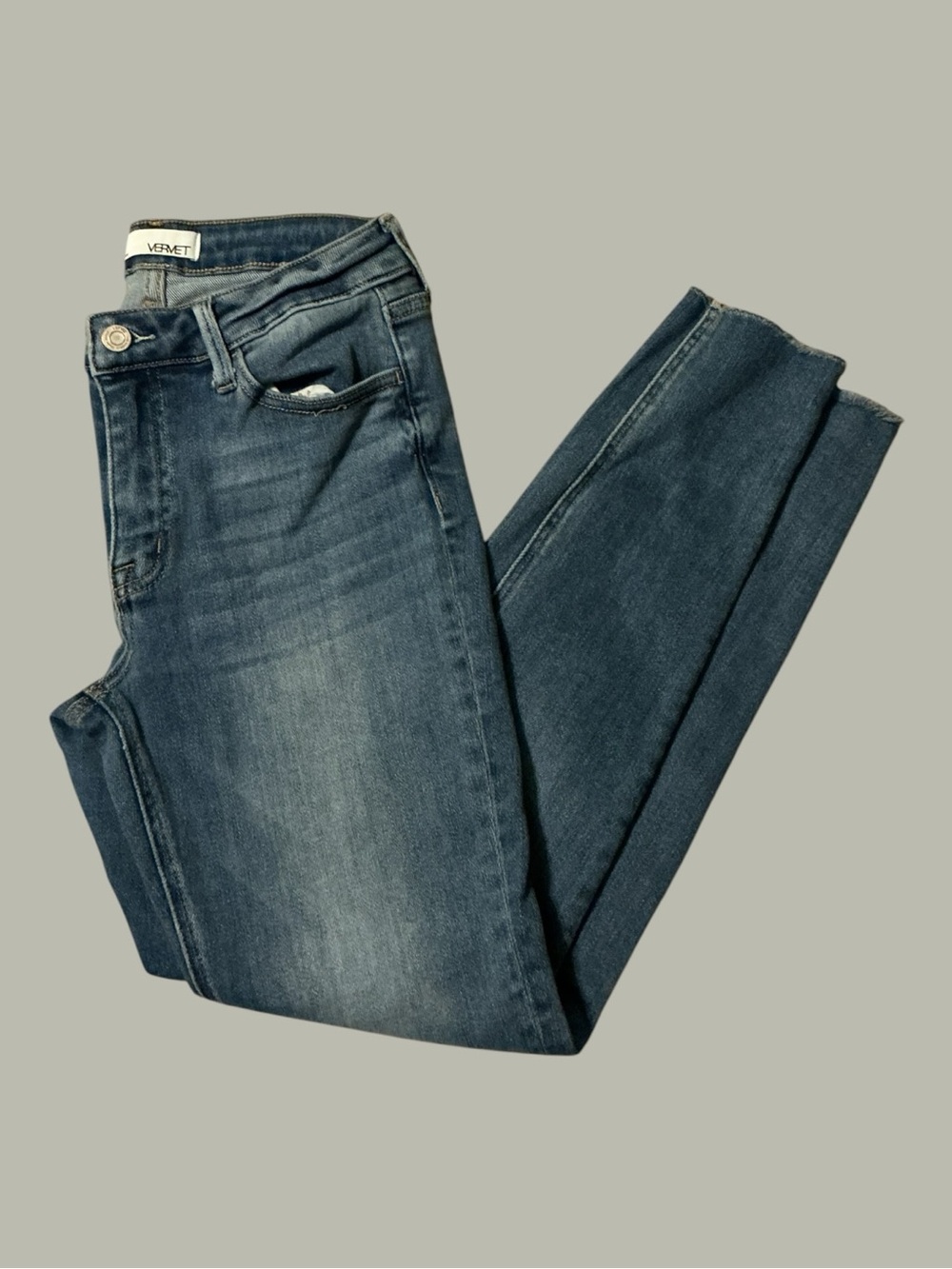 🌺Vervet LA Frayed Hem Hi Waist Skinny Jeans